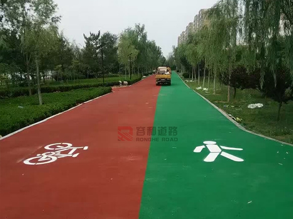 保定彩色路面